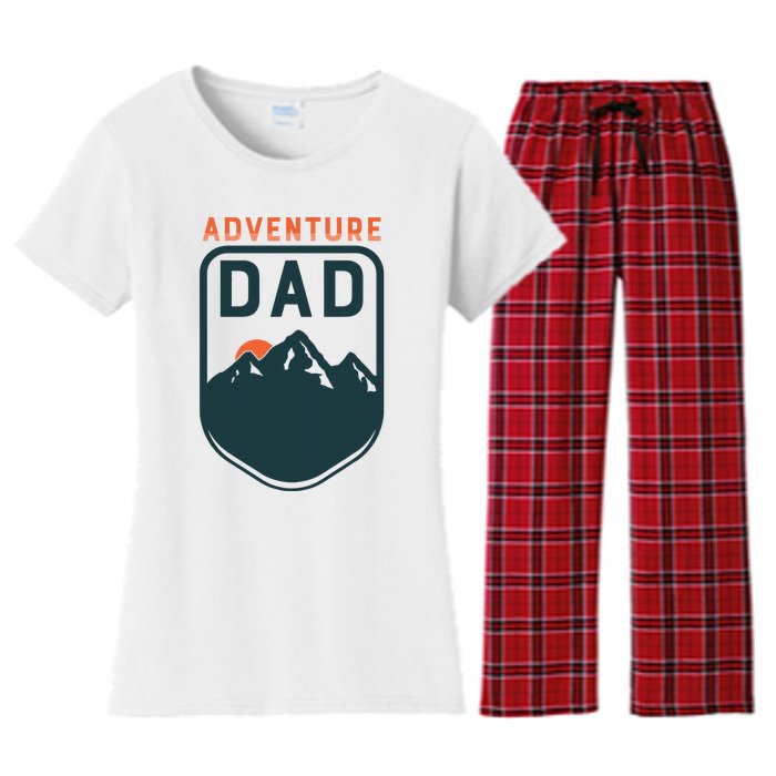 Fathers Day Gift For Dad Adventure Dad Women's Flannel Pajama Set