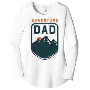 Fathers Day Gift For Dad Adventure Dad Women's Perfect Tri Tunic Long Sleeve Shirt