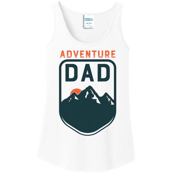 Fathers Day Gift For Dad Adventure Dad Ladies Essential Tank