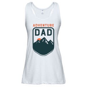 Fathers Day Gift For Dad Adventure Dad Ladies Essential Flowy Tank