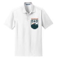 Fathers Day Gift For Dad Adventure Dad Dry Zone Grid Polo