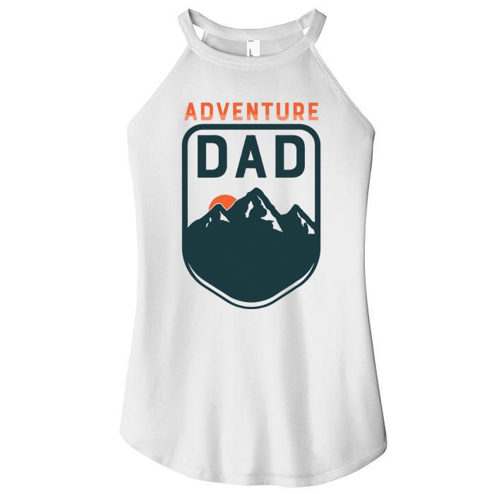 Fathers Day Gift For Dad Adventure Dad Women's Perfect Tri Rocker Tank