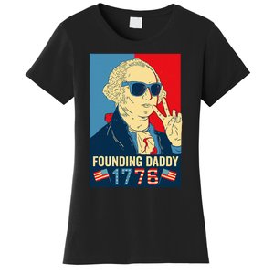 Founding Daddy George Washington Funny Women's T-Shirt