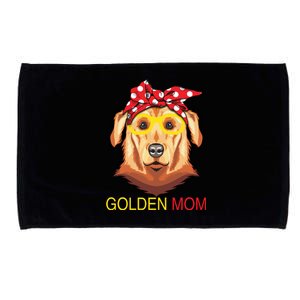 Funny Dog Golden Mom Microfiber Hand Towel