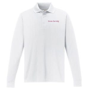 From Director Greta Gerwig Performance Long Sleeve Polo