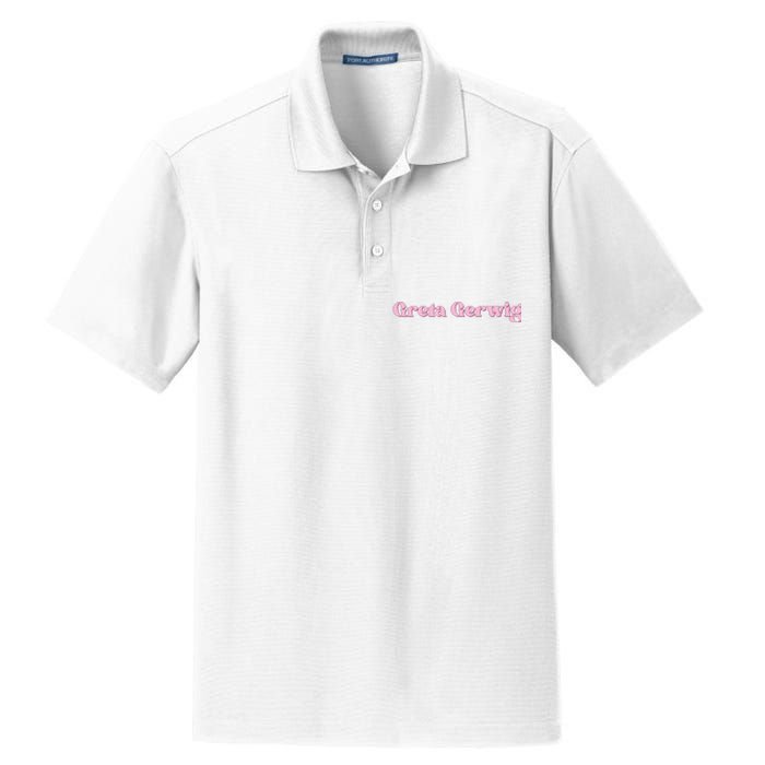 From Director Greta Gerwig Dry Zone Grid Polo