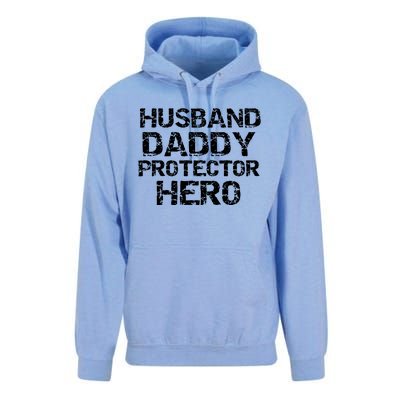 Fathers Day Gift From Wife Husband Daddy Protector Hero Gift Unisex Surf Hoodie