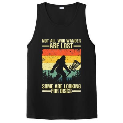 Funny Disc Golf Art For Men Women Kids Disc Golf Player PosiCharge Competitor Tank