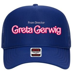 From Director Greta Gerwig High Crown Mesh Back Trucker Hat