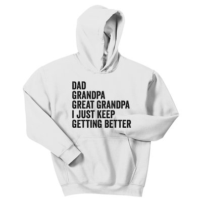 Fathers Day Grandpa from Grand Dad Great Grandfather  Kids Hoodie