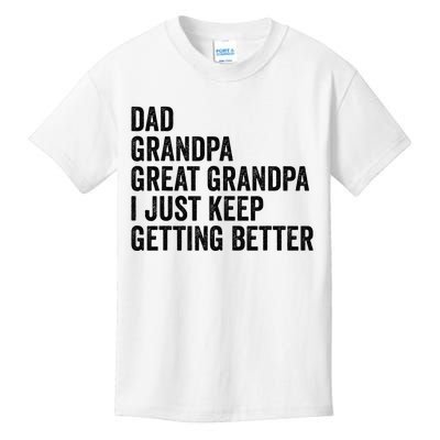 Fathers Day Grandpa from Grand Dad Great Grandfather  Kids T-Shirt