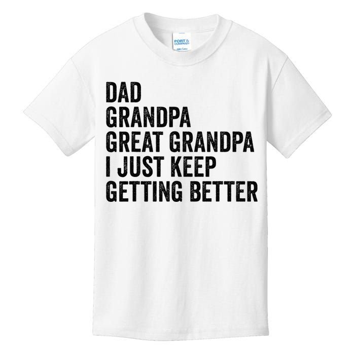 Fathers Day Grandpa from Grand Dad Great Grandfather  Kids T-Shirt