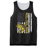 Father's Day Gifts Funny Fishing Reel Cool Papa Dad Joke Mesh Reversible Basketball Jersey Tank