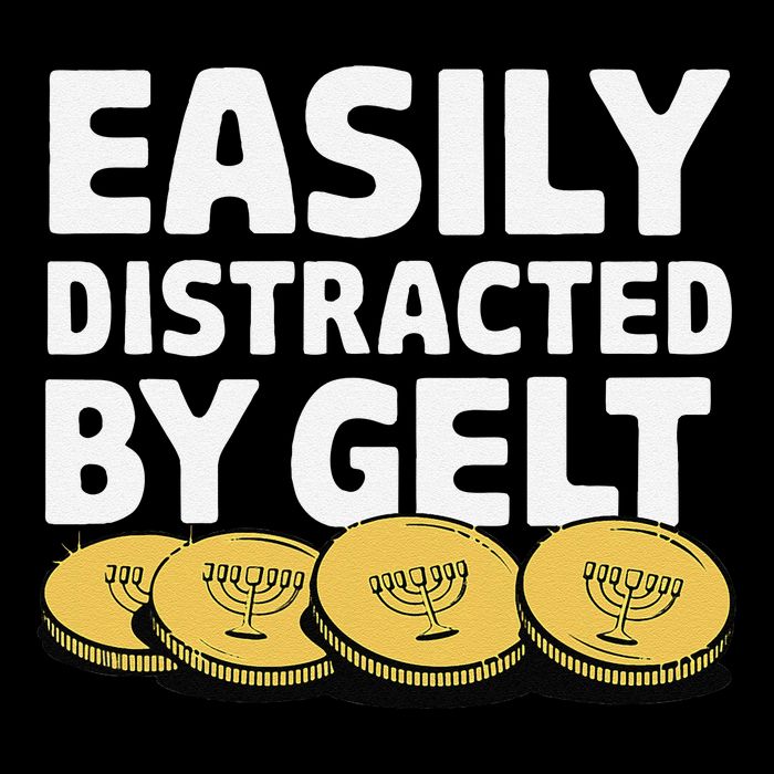 Funny Dreidel Gelt Chanukah Jewish Menorah Hanukkah Gelt Premium T-Shirt