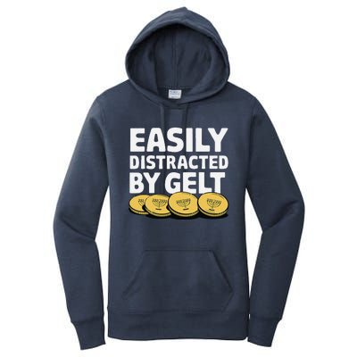 Funny Dreidel Gelt Chanukah Jewish Menorah Hanukkah Gelt Women's Pullover Hoodie