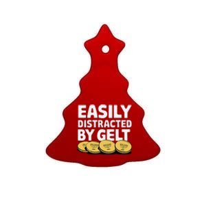 Funny Dreidel Gelt Chanukah Jewish Menorah Hanukkah Gelt Ceramic Tree Ornament