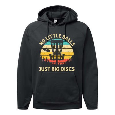 Funny Disc Golf Design Disc Golf Lover Player Performance Fleece Hoodie