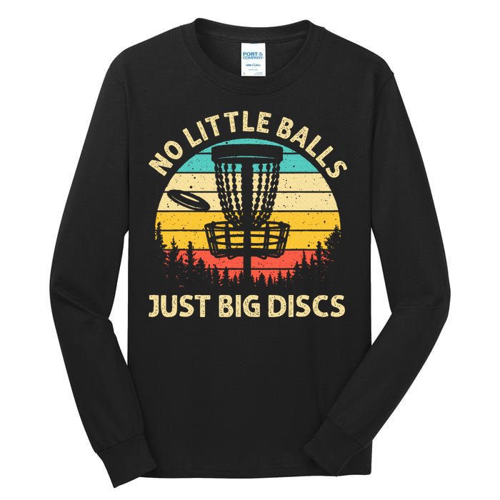 Funny Disc Golf Design Disc Golf Lover Player Tall Long Sleeve T-Shirt