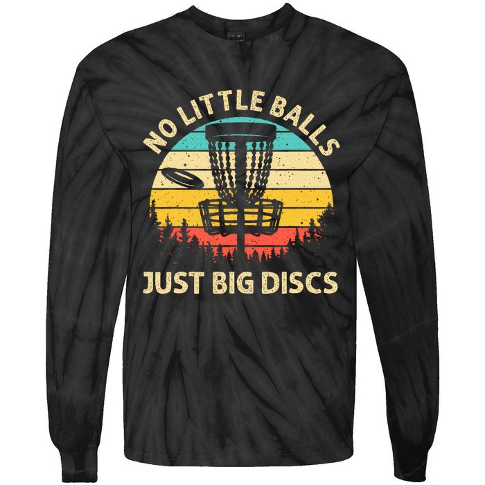 Funny Disc Golf Design Disc Golf Lover Player Tie-Dye Long Sleeve Shirt