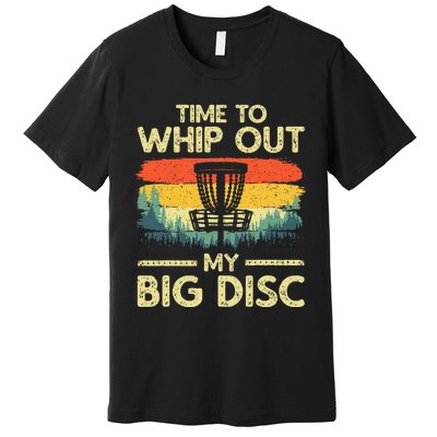 Funny Disc Golf Art Flying Disc Sport Players Premium T-Shirt