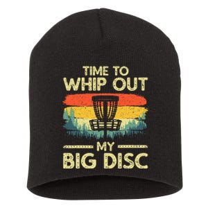 Funny Disc Golf Art Flying Disc Sport Players Short Acrylic Beanie