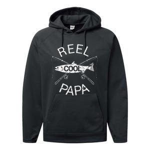 Fathers Day Gifts Funny Fishing Reel Cool Papa Dad Joke Gift Performance Fleece Hoodie