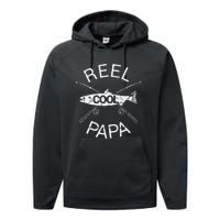 Fathers Day Gifts Funny Fishing Reel Cool Papa Dad Joke Gift Performance Fleece Hoodie