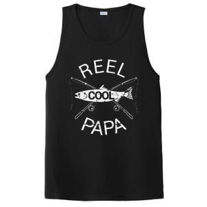 Fathers Day Gifts Funny Fishing Reel Cool Papa Dad Joke Gift PosiCharge Competitor Tank