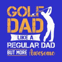 Father's Day Golf Dad Like A Regular Dad But More Awesome Gift For Dad Stripe Pom Pom Beanie