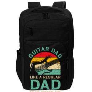 Fathers Day Guitar Dad For Guitarist Music Lover Dad Impact Tech Backpack