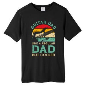 Fathers Day Guitar Dad For Guitarist Music Lover Dad Tall Fusion ChromaSoft Performance T-Shirt