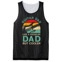 Fathers Day Guitar Dad For Guitarist Music Lover Dad Mesh Reversible Basketball Jersey Tank