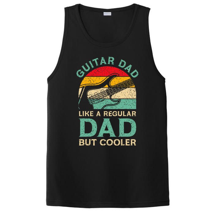 Fathers Day Guitar Dad For Guitarist Music Lover Dad PosiCharge Competitor Tank