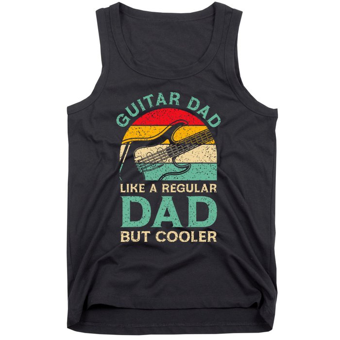 Fathers Day Guitar Dad For Guitarist Music Lover Dad Tank Top