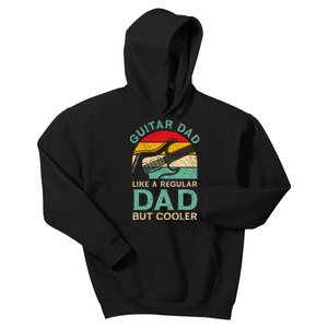 Fathers Day Guitar Dad For Guitarist Music Lover Dad Kids Hoodie