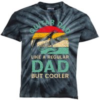 Fathers Day Guitar Dad For Guitarist Music Lover Dad Kids Tie-Dye T-Shirt