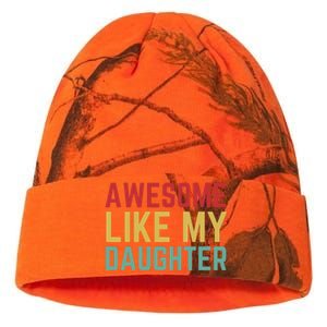 Fathers Day Gift From Daughter Wife Awesome Like My Daughter Kati Licensed 12" Camo Beanie