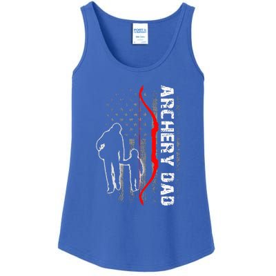 Father's Day Gift Archery Dad Proud Archery Daddy Ladies Essential Tank