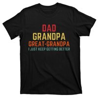 Fathers Day Gift From Grandkids Dad Grandpa Great Grandpa T-Shirt