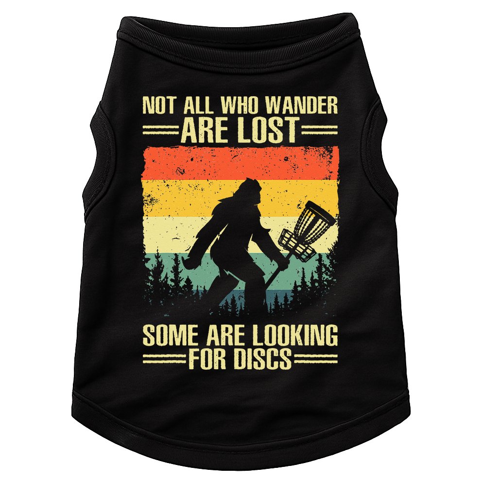 Funny Disc Golf Art For  Disc Golf Player Doggie Tank