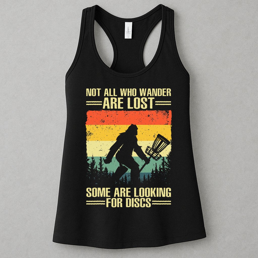 Funny Disc Golf Art For  Disc Golf Player Womens Tank Top
