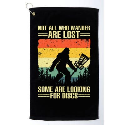 Funny Disc Golf Art For  Disc Golf Player Golf Towel