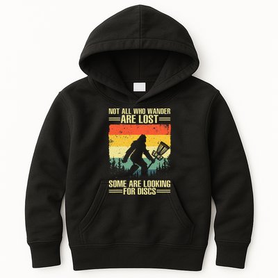 Funny Disc Golf Art For  Disc Golf Player Kids Hoodie