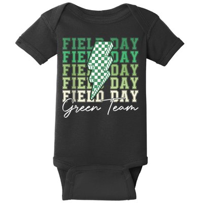 Field Day Green Team Color Field Trip Team Game Teacher Baby Bodysuit