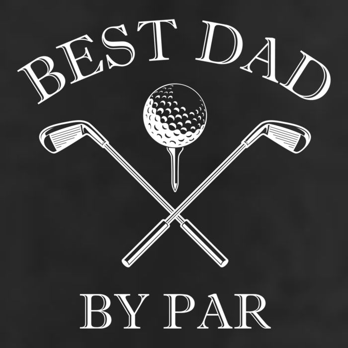 FatherS Day Golf Best Dad By Par LetS Par Par Gift 7 Panel Mesh Trucker Snapback Hat