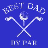 FatherS Day Golf Best Dad By Par LetS Par Par Gift Tall T-Shirt