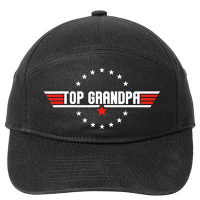 Fathers Day Gift Grandpa Gift From Son Daughter Grandkids 7-Panel Snapback Hat