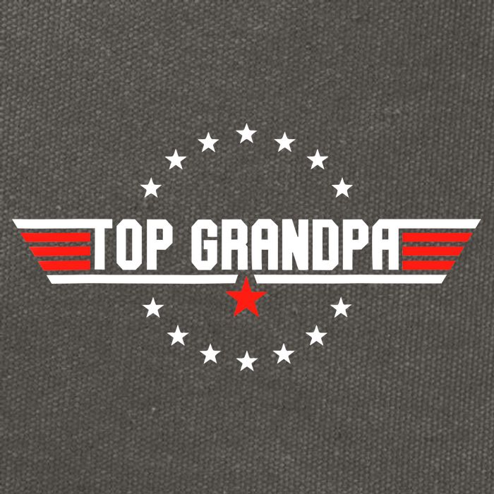 Fathers Day Gift Grandpa Gift From Son Daughter Grandkids Cotton Canvas Backpack