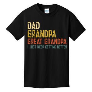 Fathers Day Gift from Grand Dad Grandpa Great Grandpa Kids T-Shirt