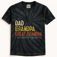 Fathers Day Gift from Grand Dad Grandpa Great Grandpa Kids Tie-Dye T-Shirt